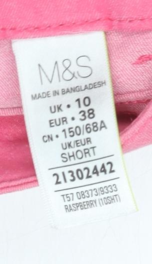 M&S Women's Pink Jegging Size 10 Regular Denim
