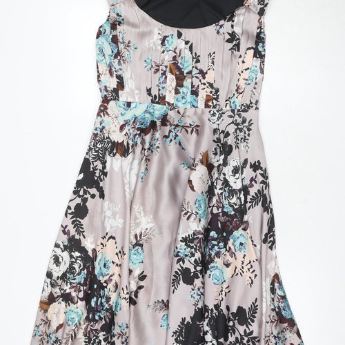 Monsoon Women's Multicoloured Floral Dress UK 10
