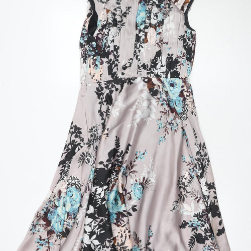 Monsoon Women's Multicoloured Floral Dress UK 10