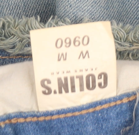 Colin's Women's Blue Knee Length Denim Skirt, Size L