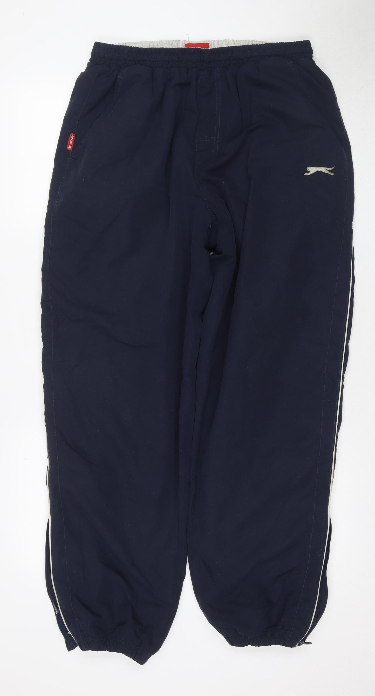 Slazenger Men's Black Jogger Trousers - Size L