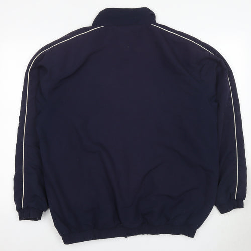 Slazenger Men's Blue Lightweight Windbreaker Jacket L