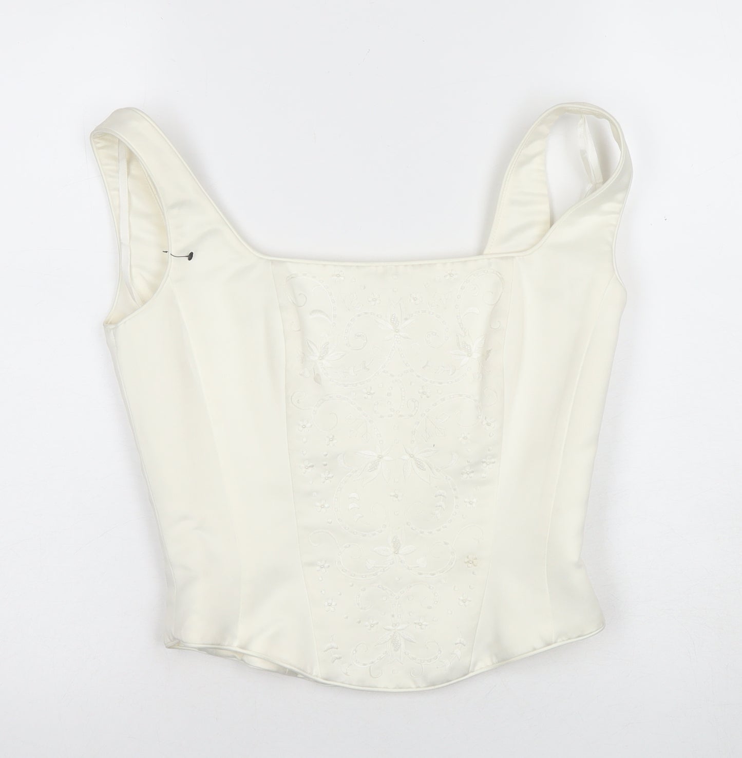 High Society Women's Ivory Camisole Blouse Size 12