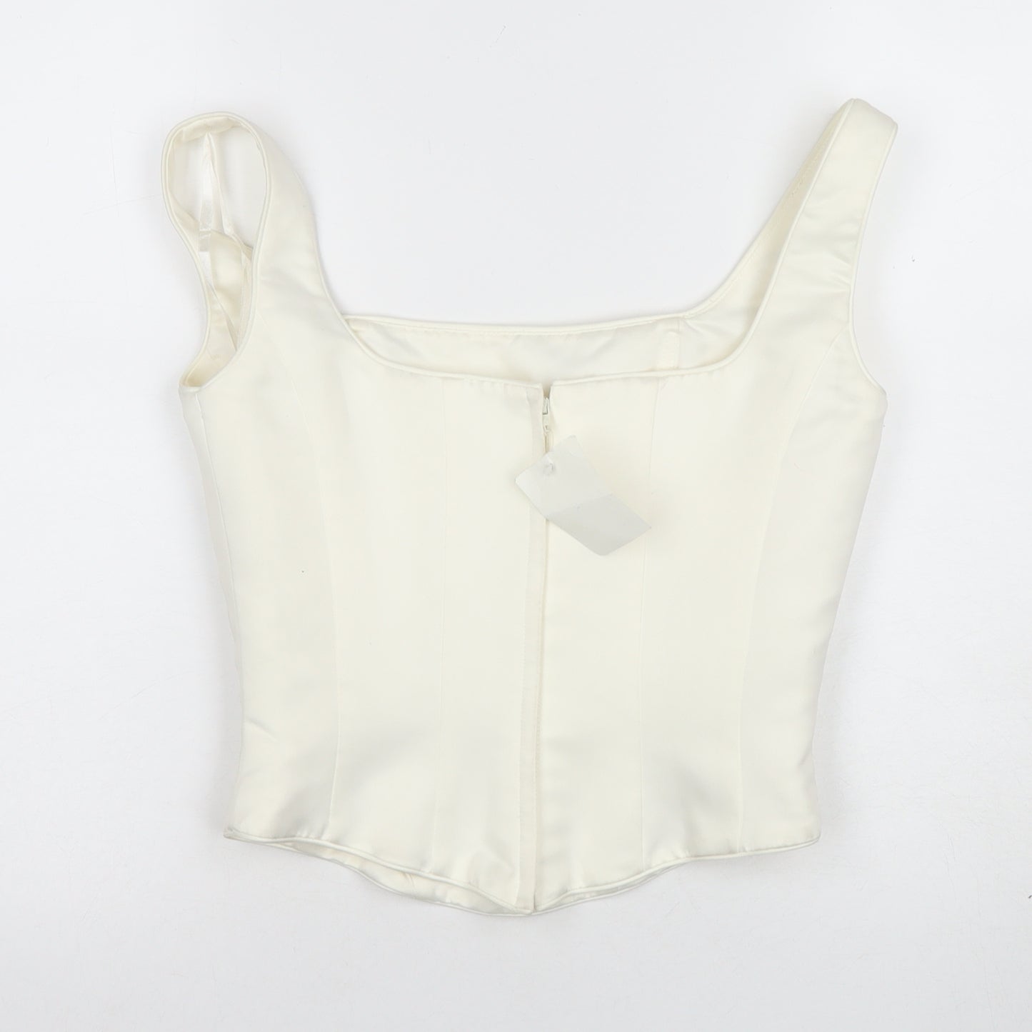 High Society Women's Ivory Camisole Blouse Size 12