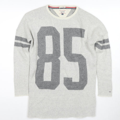Tommy Hilfiger Denim Men's XS Ivory Sports Pullover