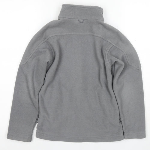 Trespass Boys Grey Fleece Basic Jacket 7-8 Years