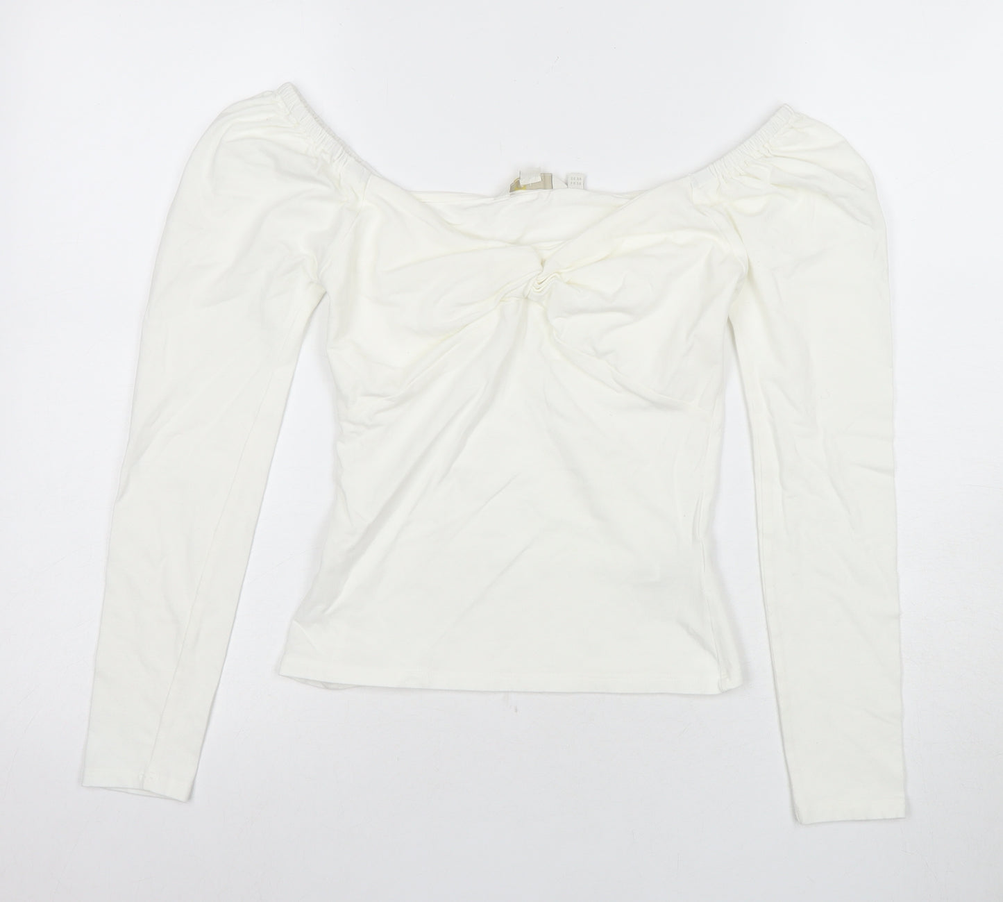 Boden Women's White Off Shoulder Top, UK Size 8
