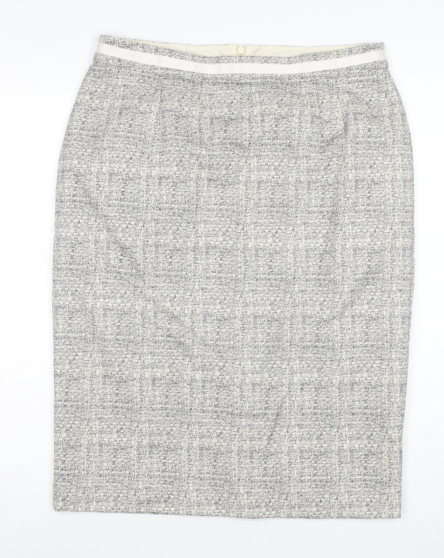 Boden Women's Multicoloured Check Pencil Skirt Size 10