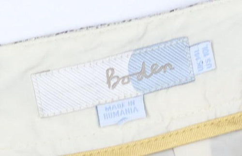 Boden Women's Multicoloured Check Pencil Skirt Size 10