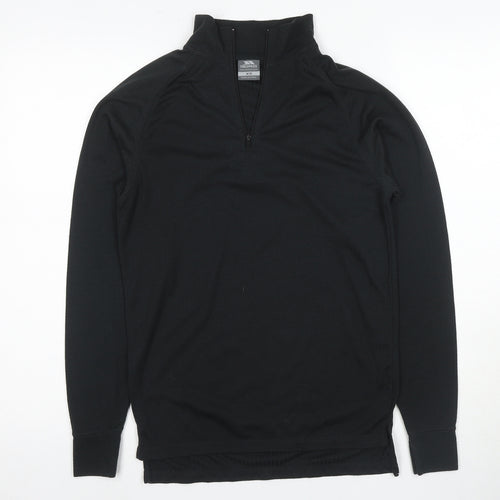 Trespass Unisex Adults Black XS High Neck Pullover