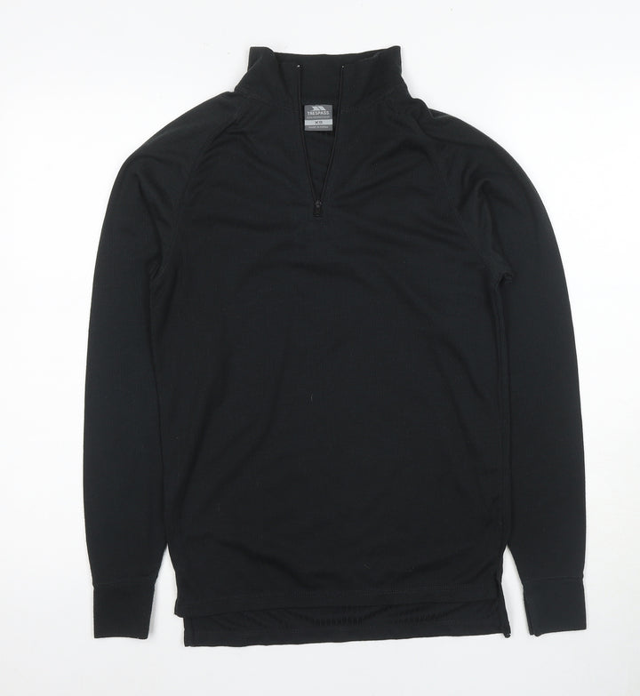 Trespass Unisex Adults Black XS High Neck Pullover