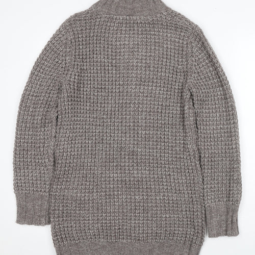 Selection by Monoprix Women's Grey Knit Cardigan Size 12
