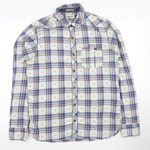 Hilfiger Denim Men's Multicoloured Plaid Long Sleeve Shirt M