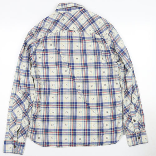Hilfiger Denim Men's Multicoloured Plaid Long Sleeve Shirt M