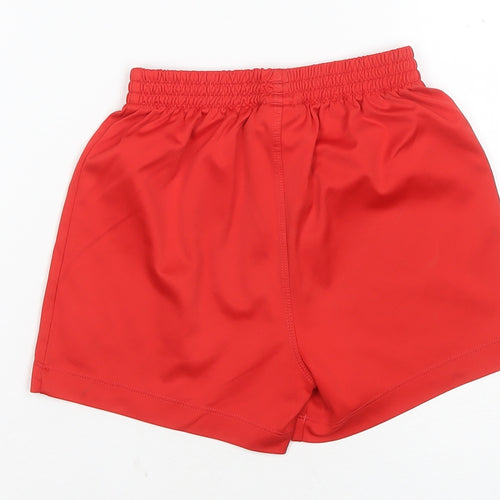 New Balance Boys Red Athletic Football Shorts 4-5 Years