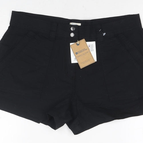 Mountain Warehouse Women's Black Shorts Size 14