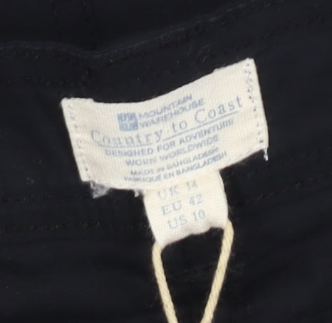 Mountain Warehouse Women's Black Shorts Size 14