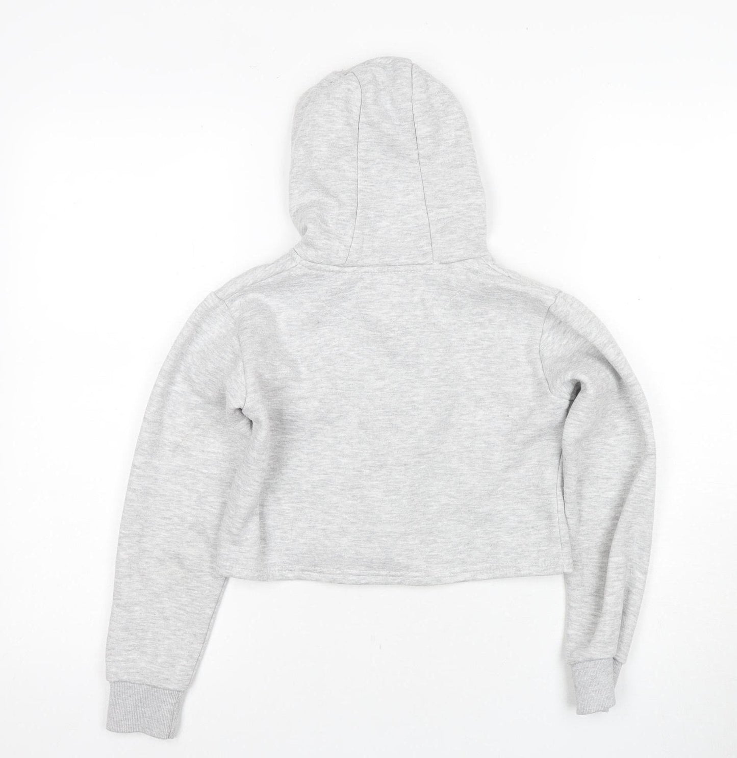Bonds Girls Grey Full Zip Hoodie, Size 10-11, Hooded Fleece
