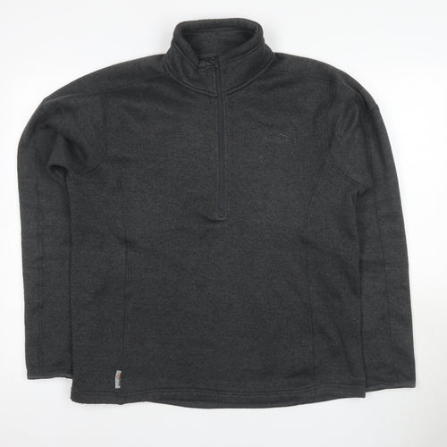 Peter Storm Men's Grey 1/2 Zip Fleece Sweatshirt Medium