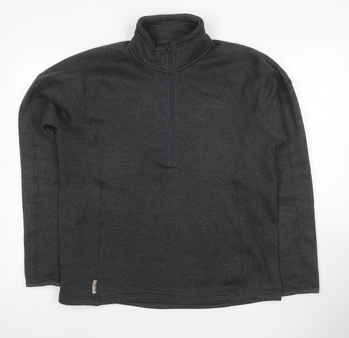 Peter Storm Men's Grey 1/2 Zip Fleece Sweatshirt Medium