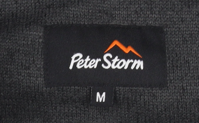 Peter Storm Men's Grey 1/2 Zip Fleece Sweatshirt Medium