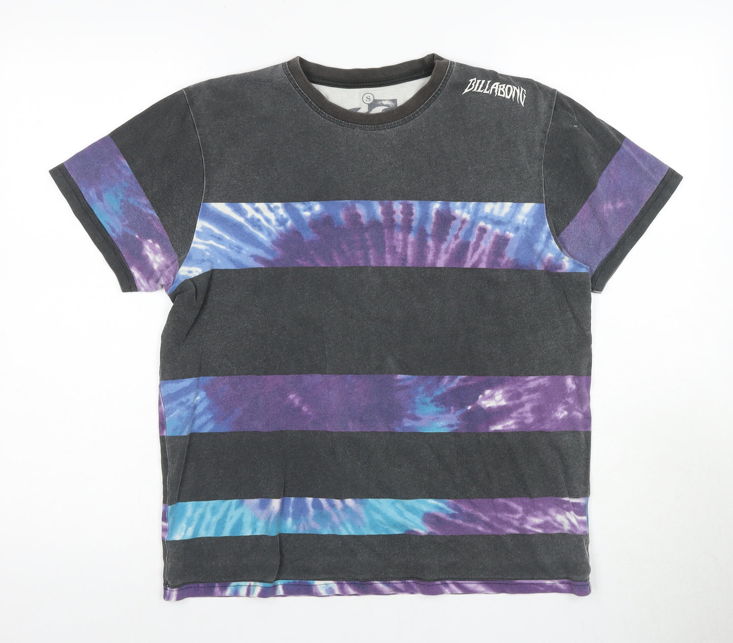 Billabong Men's Multicoloured Striped T-Shirt S