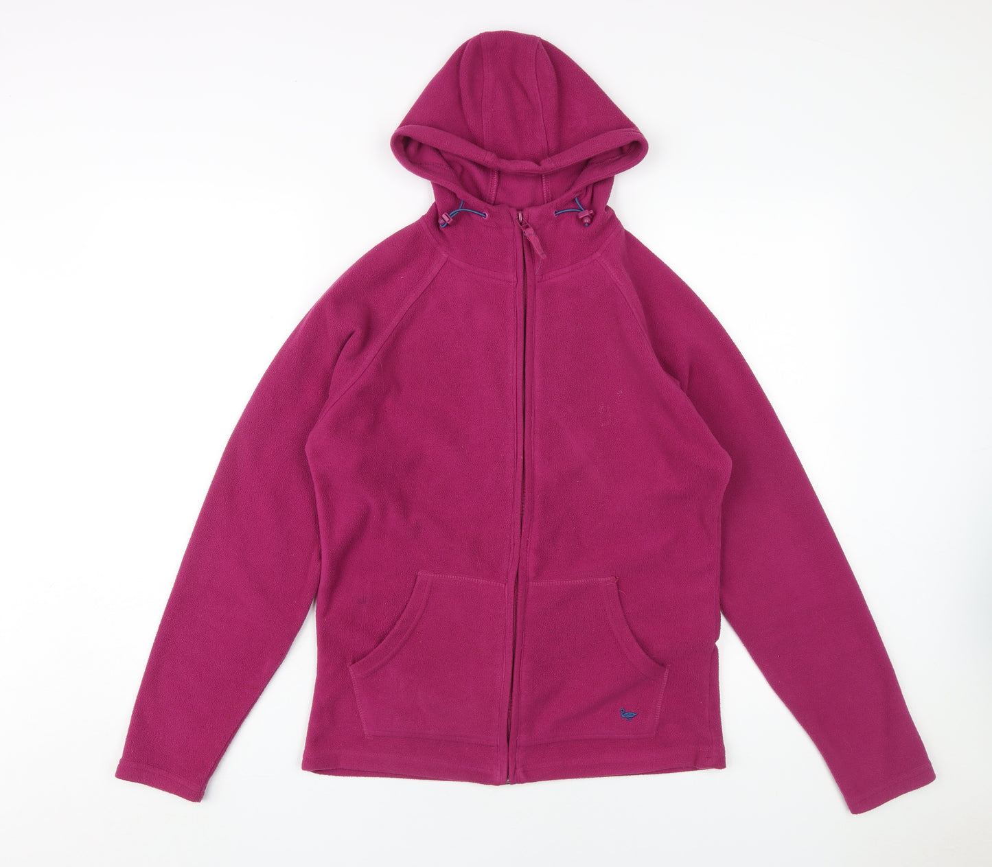 Country Rose Women's Purple Fleece Jacket, S, Hooded Casual Wear