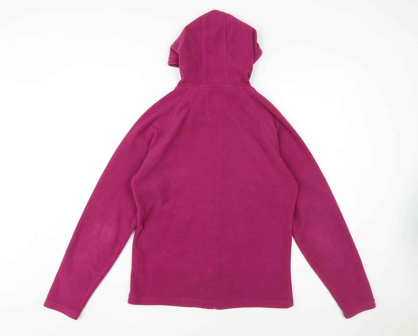 Country Rose Women's Purple Fleece Jacket, S, Hooded Casual Wear