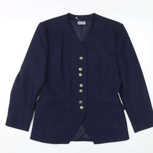 Eastex Women's Blue Blazer, Size 10, Classic Style