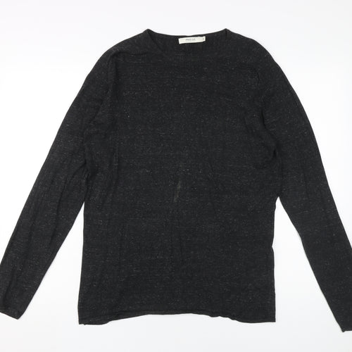 Jack & Jones Men's Black Medium Pullover Jumper