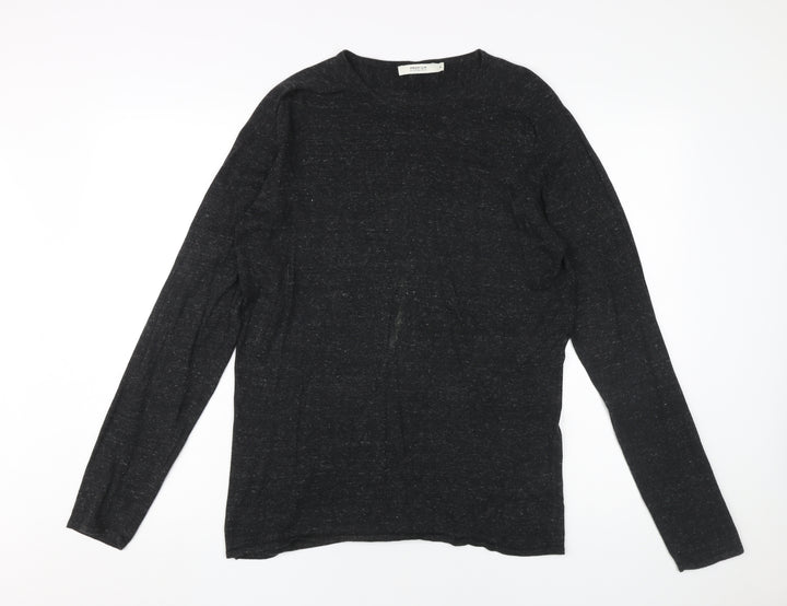 Jack & Jones Men's Black Medium Pullover Jumper