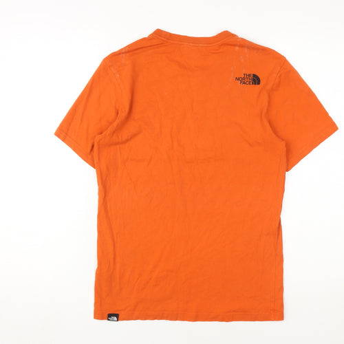 The North Face Men's Orange XS T-Shirt, Short Sleeve