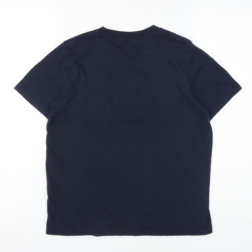 Abercrombie Kids Black Crew Neck T-Shirt - Unisex 13-14 Years
