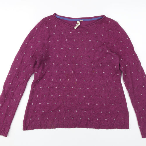 White Stuff Women's Purple Pullover Size 10
