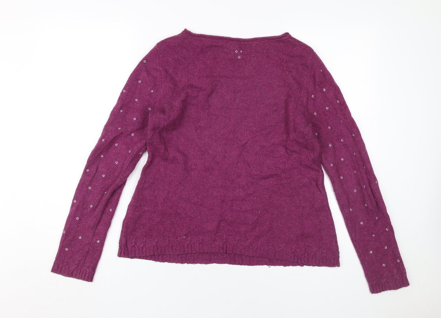 White Stuff Women's Purple Pullover Size 10
