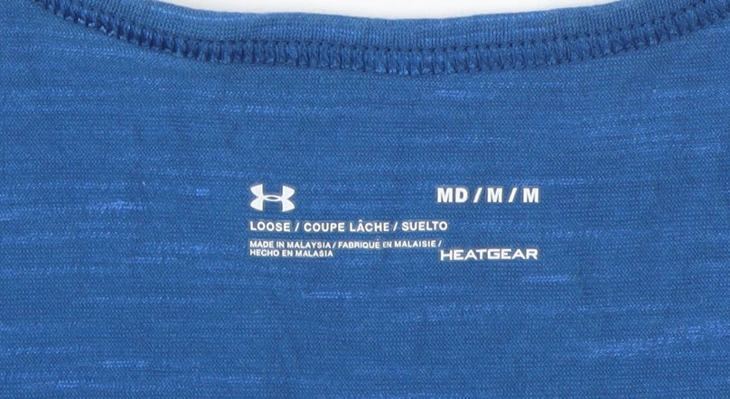 Under Armour Men's Blue Sleeveless T-Shirt M