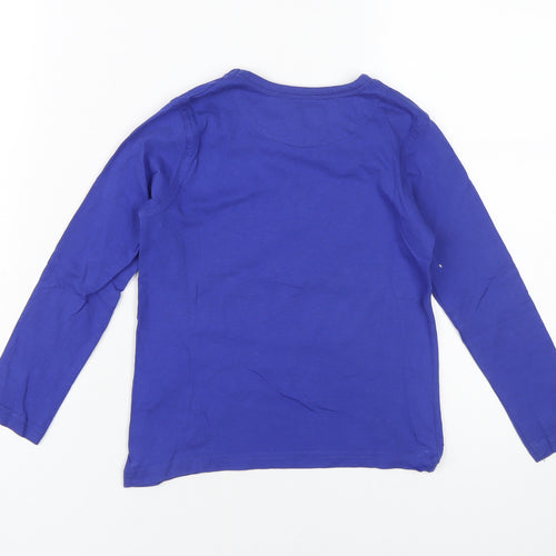 Ben Sherman Boys Blue Long Sleeve T-Shirt, Size 11-12, Graphic Print