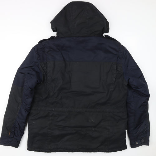 Superdry Men's Black XL Parka Hooded Jacket