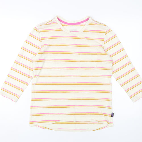 Patagonia Unisex Multicoloured Striped T-Shirt S