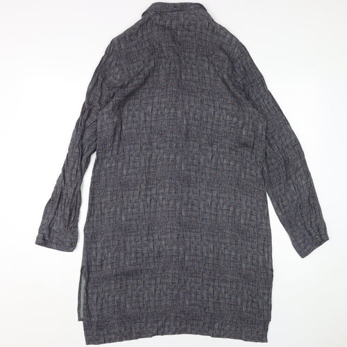 White Stuff Women's Grey Shirt Dress Size 12