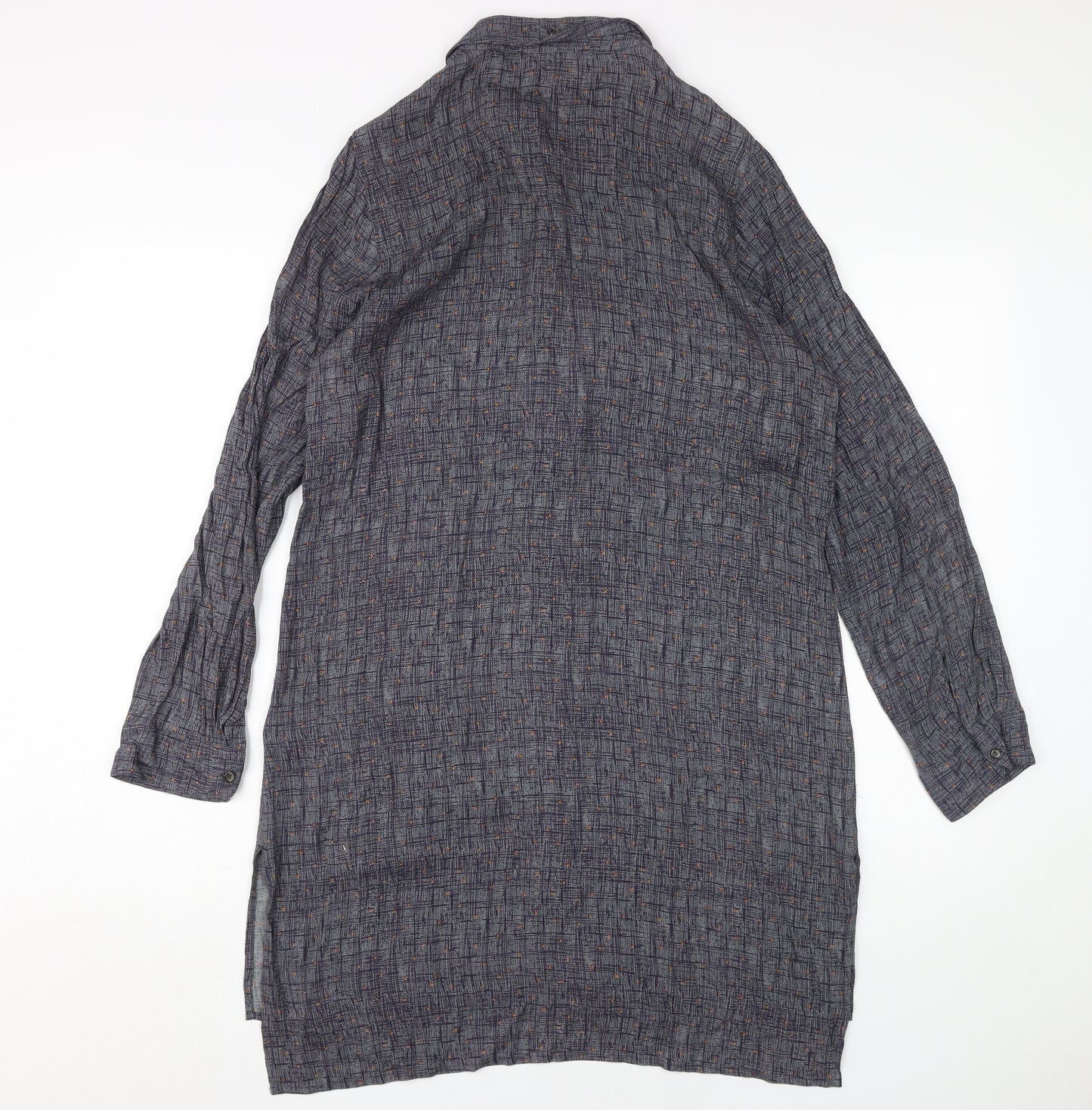 White Stuff Women's Grey Shirt Dress Size 12