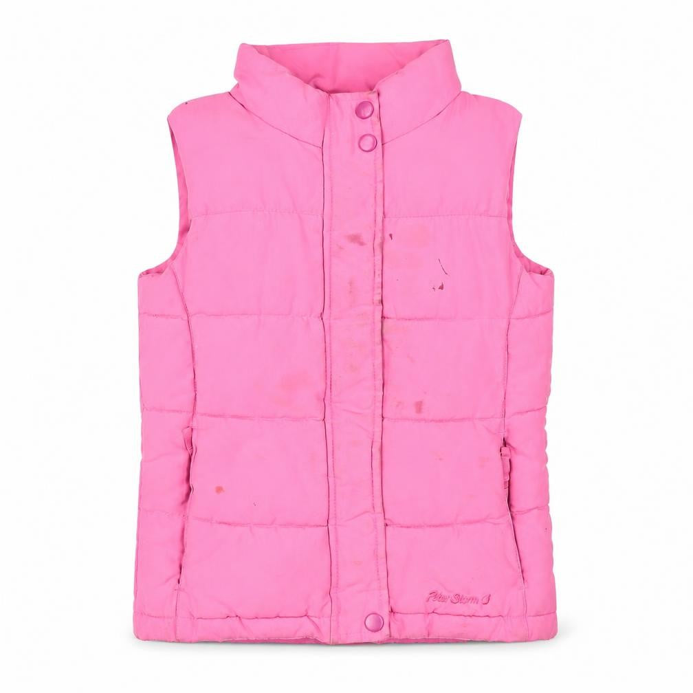 Peter Storm Girls Pink Quilted Bodywarmer 7-8 Years