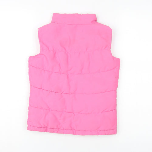 Peter Storm Girls Pink Quilted Bodywarmer 7-8 Years
