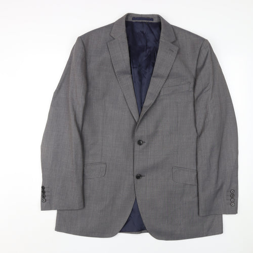 Austin Reed Men's Grey Suit Jacket, Size 44R, Formal Wear