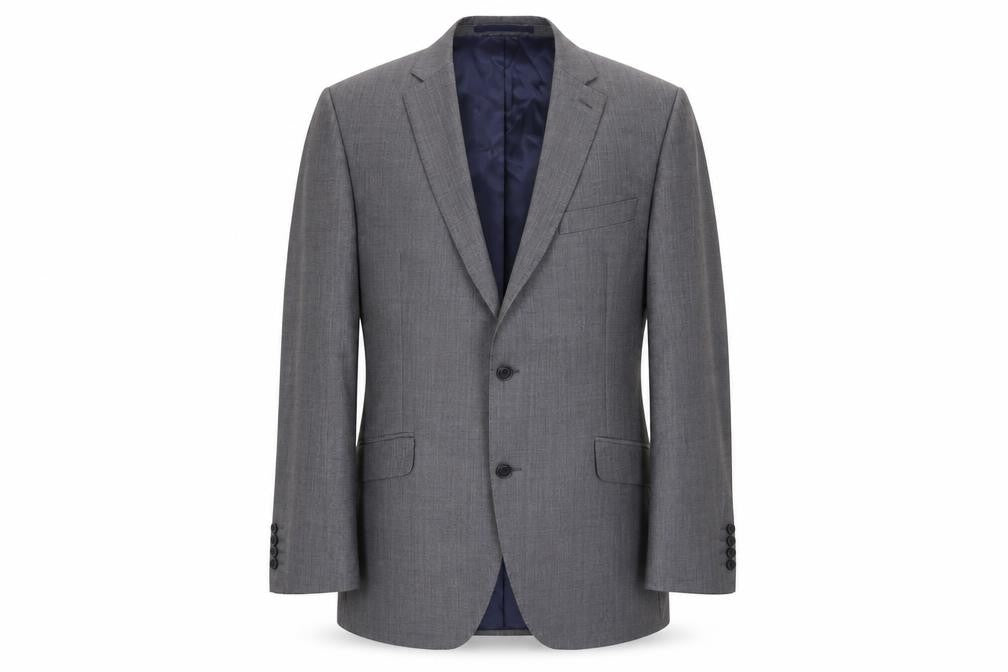 Austin Reed Men's Grey Suit Jacket, Size 44R, Formal Wear