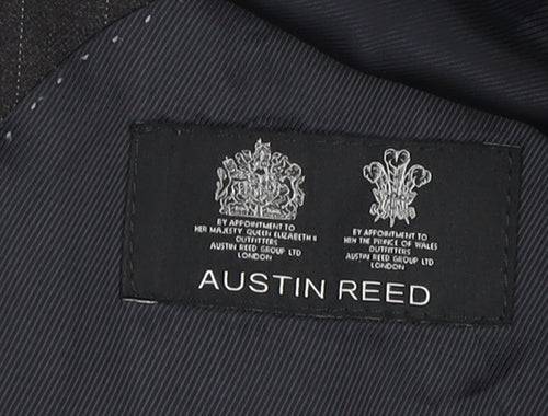 Austin Reed Men's Black Striped Blazer 44 Regular Fit