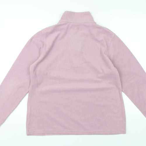 Mountain Warehouse Women's Pink Fleece Pullover Sweatshirt L