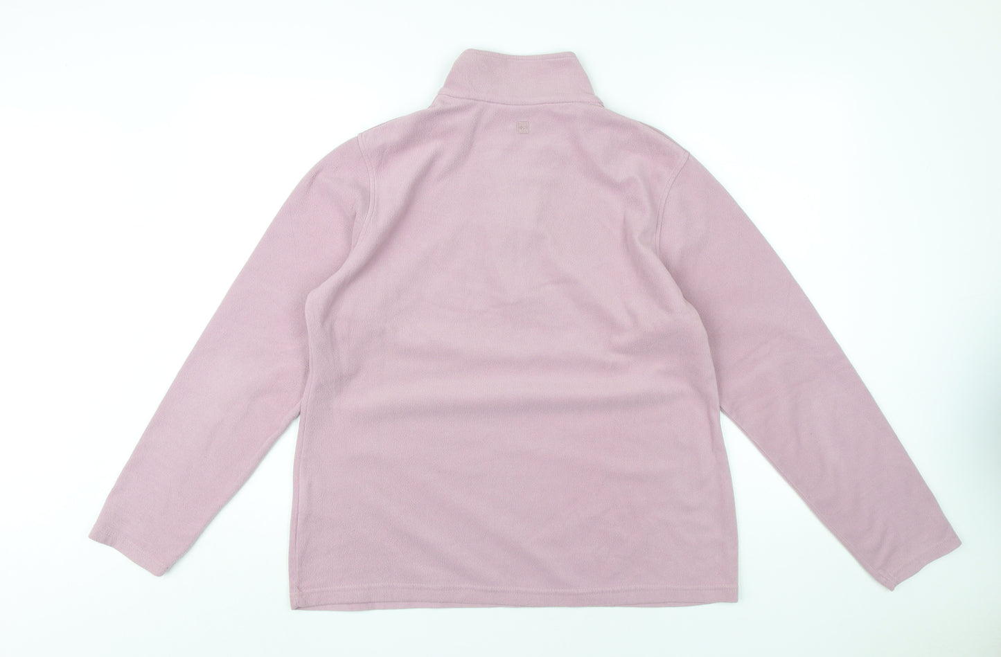 Mountain Warehouse Women's Pink Fleece Pullover Sweatshirt L