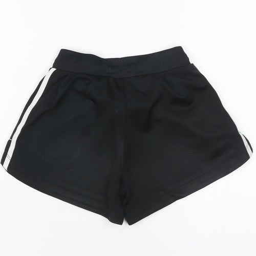 Adidas Girls Black Sweat Shorts - Size 9-10 Years