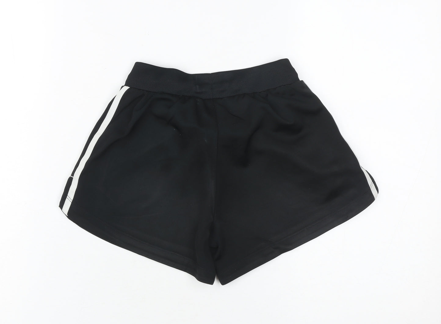 Adidas Girls Black Sweat Shorts - Size 9-10 Years